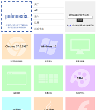 在线浏览器环境检测工具